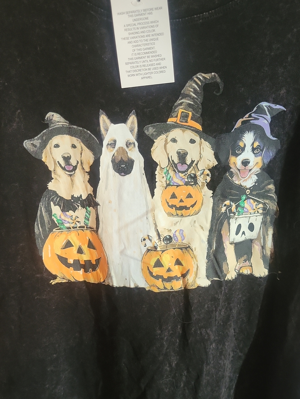 Goodie Two Sleeves Halloween Design Tshirt - Picture 2 of 5